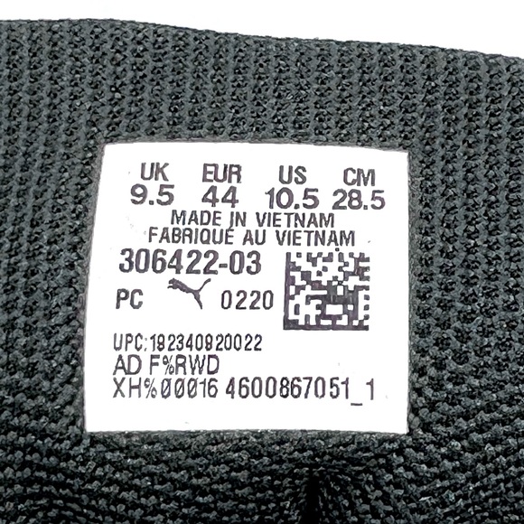 PUMA MOTORSPORT LEGACY DRIFT 5 ULTRA 2, FERRARI LOGO BLACK & WHITE, SIZE 10.5 - Picture 16 of 17